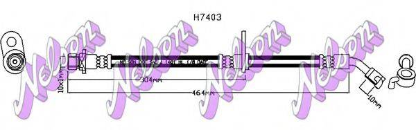 BROVEX-NELSON H7403 Тормозной шланг