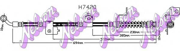 BROVEX-NELSON H7420 Гальмівний шланг
