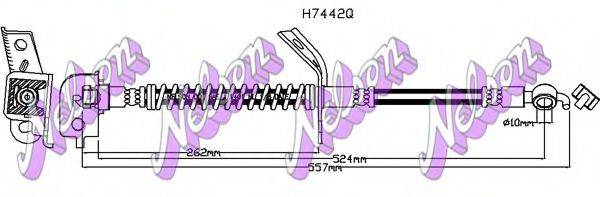 BROVEX-NELSON H7442Q Тормозной шланг