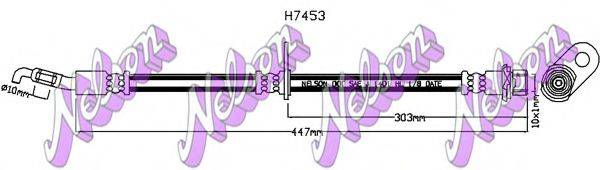 BROVEX-NELSON H7453 Гальмівний шланг