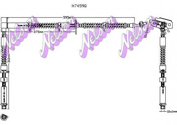 Гальмівний шланг BROVEX-NELSON H7459Q