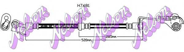 BROVEX-NELSON H7481 Тормозной шланг