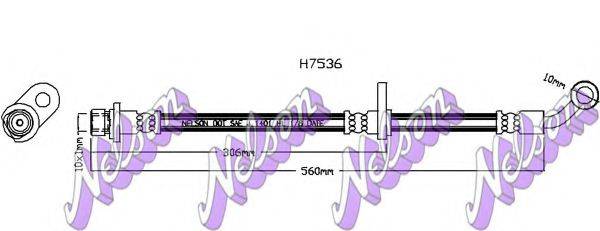 BROVEX-NELSON H7536 Гальмівний шланг
