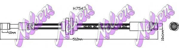 Гальмівний шланг BROVEX-NELSON H7543
