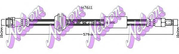 BROVEX-NELSON H7611 Тормозной шланг