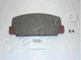 Комплект тормозных колодок, дисковый тормоз JAPKO 50702