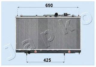 Радиатор, охлаждение двигателя JAPKO RDA183018