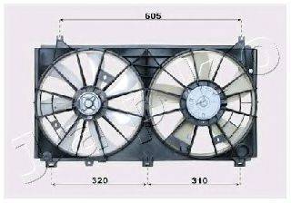 Вентилятор, охолодження двигуна JAPKO VNT152503