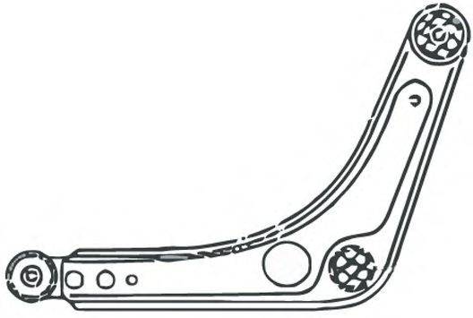 Важіль незалежної підвіски колеса, підвіска колеса FRAP 1620