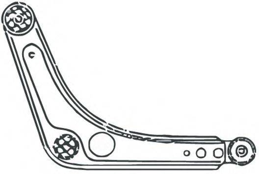 Важіль незалежної підвіски колеса, підвіска колеса FRAP 1621