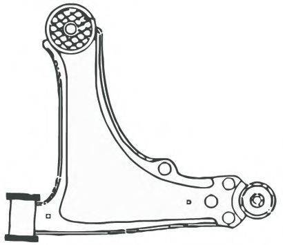 Важіль незалежної підвіски колеса, підвіска колеса FRAP 1623