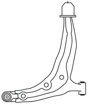 Важіль незалежної підвіски колеса, підвіска колеса FRAP 1857