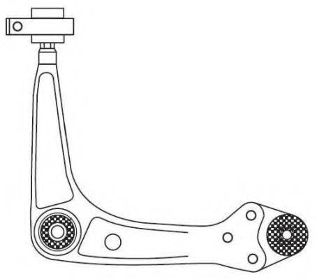 Важіль незалежної підвіски колеса, підвіска колеса FRAP 4403