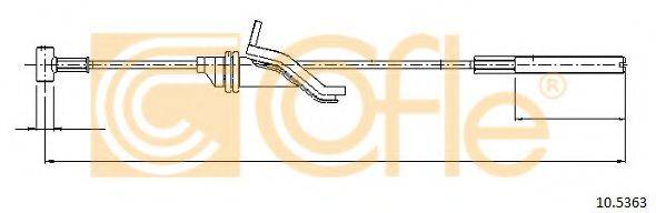 Трос, стоянкова гальмівна система COFLE 10.5363
