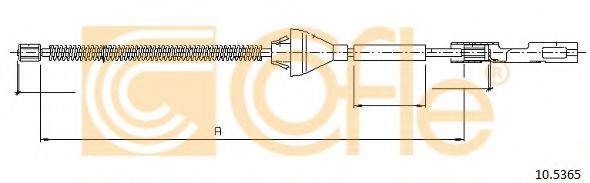 Трос, стоянкова гальмівна система COFLE 10.5365