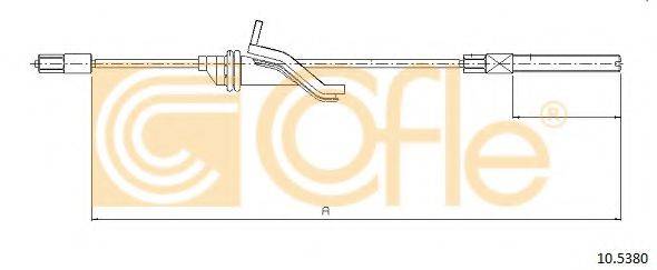 COFLE 105380 Трос, стояночная тормозная система