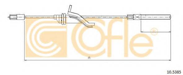 COFLE 105385 Трос, стояночная тормозная система
