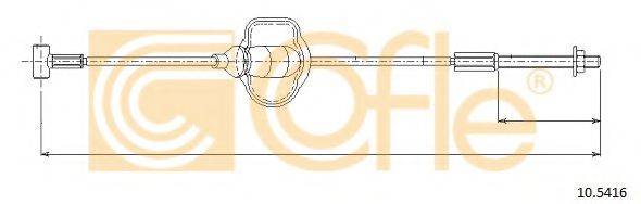 COFLE 105416 Трос, стояночная тормозная система