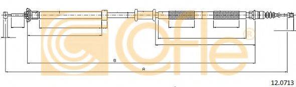 COFLE 120713 Трос, стояночная тормозная система
