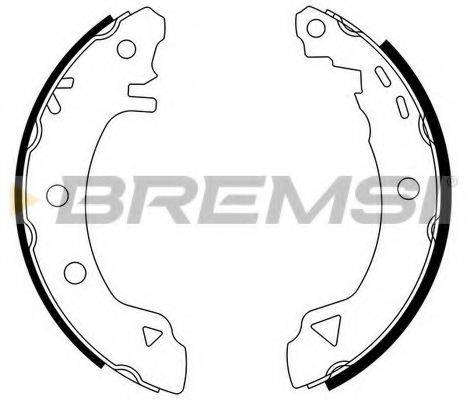 BREMSI GF0006 Комплект тормозных колодок