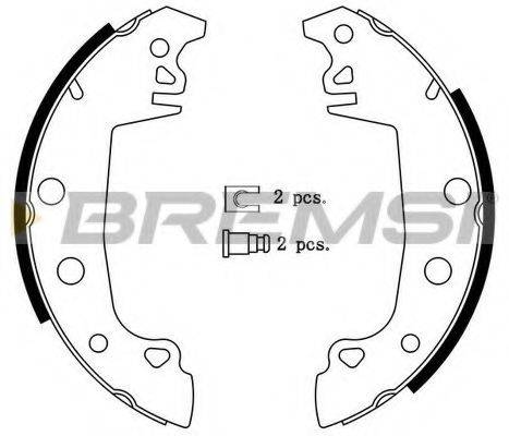 BREMSI GF0104 Комплект тормозных колодок