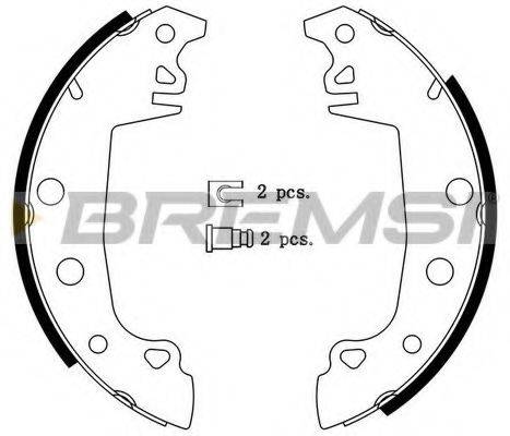 BREMSI GF0149 Комплект тормозных колодок