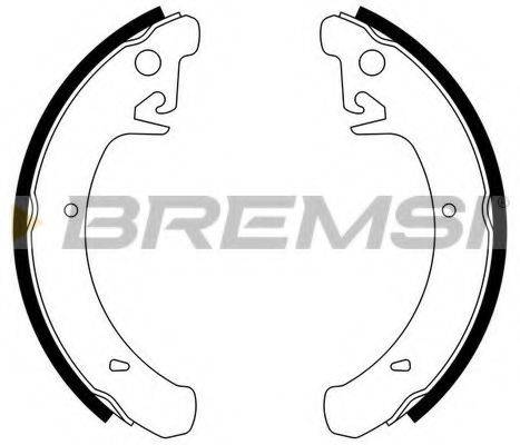 Комплект гальмівних колодок BREMSI GF0283