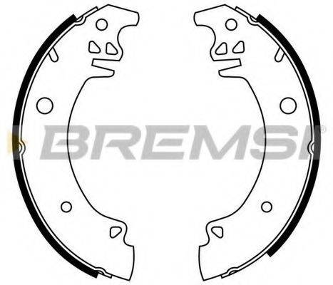 Комплект тормозных колодок BREMSI GF0376