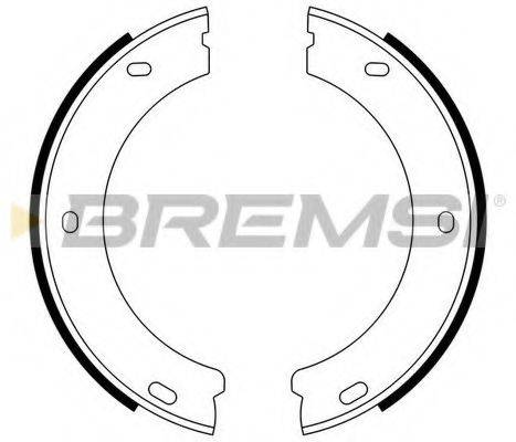 Комплект тормозных колодок BREMSI GF0384