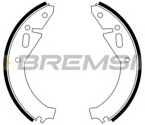 BREMSI GF0471 Комплект тормозных колодок