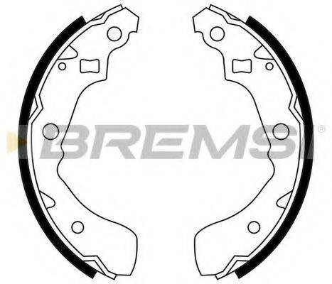 BREMSI GF0665 Комплект гальмівних колодок