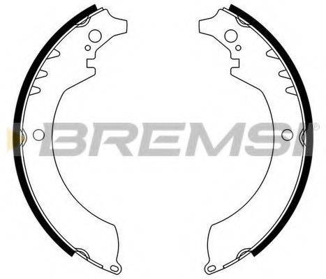 BREMSI GF0679 Комплект тормозных колодок