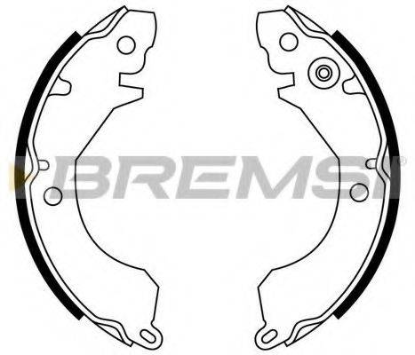 BREMSI GF0730 Комплект тормозных колодок