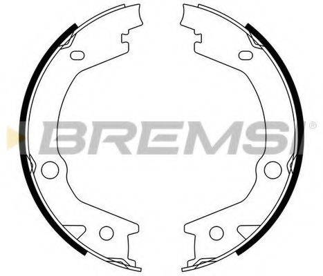Комплект гальмівних колодок BREMSI GF0765