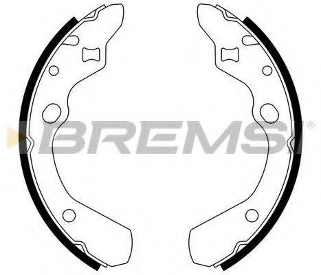 BREMSI GF0775 Комплект тормозных колодок
