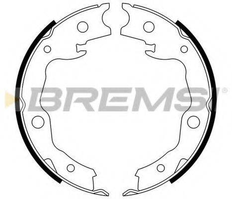 Комплект гальмівних колодок BREMSI GF0876