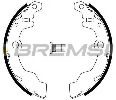 Комплект тормозных колодок BREMSI GF0882A