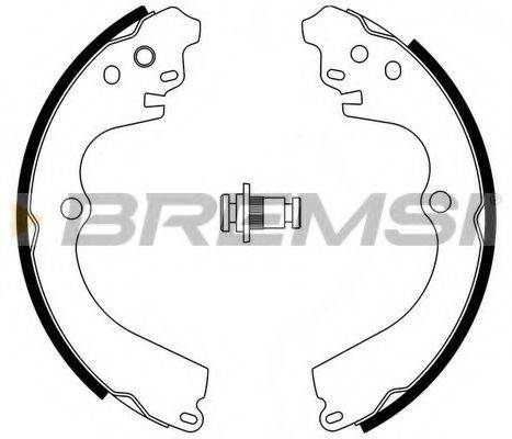BREMSI GF0884 Комплект тормозных колодок