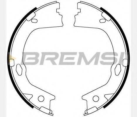BREMSI GF0899 Комплект тормозных колодок
