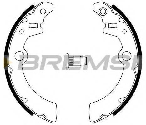 BREMSI GF0918 Комплект тормозных колодок