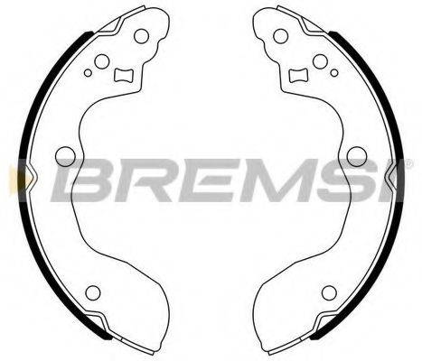 BREMSI GF0926 Комплект тормозных колодок