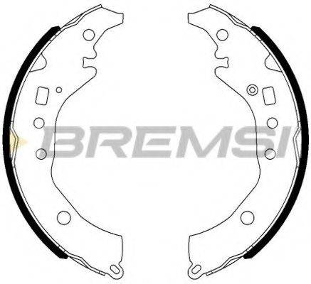 BREMSI GF0984 Комплект тормозных колодок