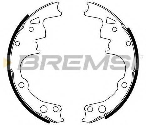Комплект гальмівних колодок BREMSI GF4514