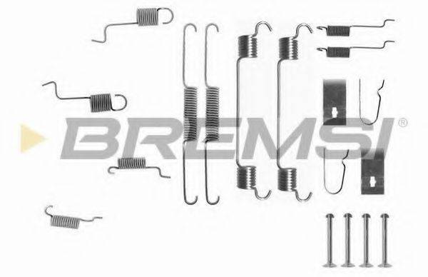 BREMSI SK0742 Комплектующие, тормозная колодка