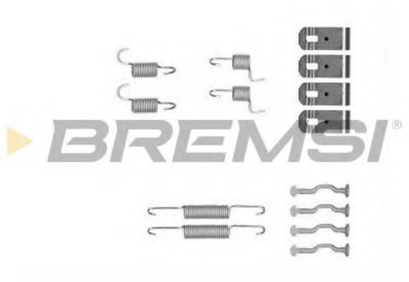 BREMSI SK0876 Комплектующие, тормозная колодка