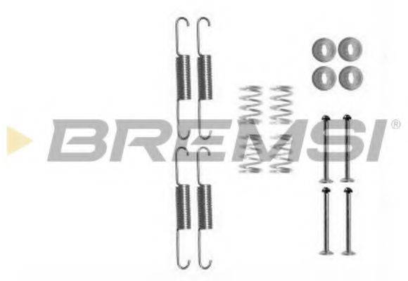 Комплектуючі, гальмівна колодка BREMSI SK0880