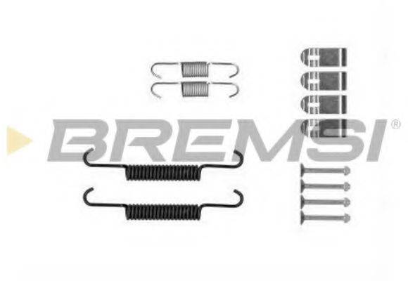 BREMSI SK0881 Комплектующие, тормозная колодка