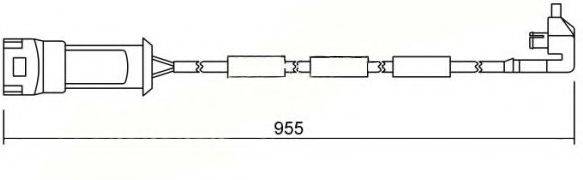 Сигнализатор, износ тормозных колодок BREMSI WI0510