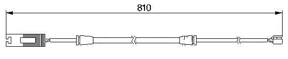 BREMSI WI0529 Сигнализатор, износ тормозных колодок