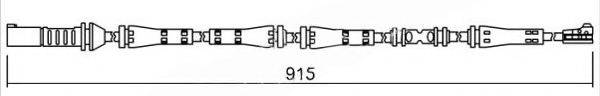 Сигнализатор, износ тормозных колодок BREMSI WI0685